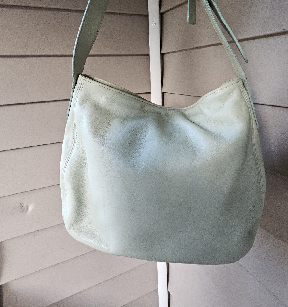 Vintage Coach Soho Hobo 4161 Aqua